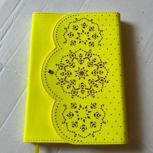 Journal, bright yellow, new